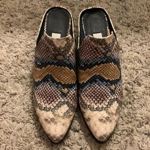 Steven by Steve Madden Snakeskin Embossed Mule - Size 7.5 - Brand New Never Worn